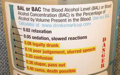 Blood Alcohol Level or Blood Alcohol Concentration
